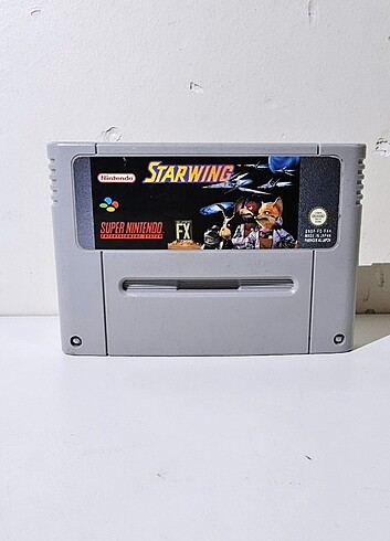 SUPER NINTENDO SNES STARWING OYUN KASEDI RESIMLERDE GÖRÜLDÜĞÜ G