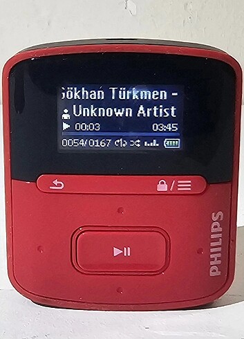 PHILIPS GOGEAR RAGA 2GB MP3 ÇALAR DENENMİŞTİR SORUNSUZ 