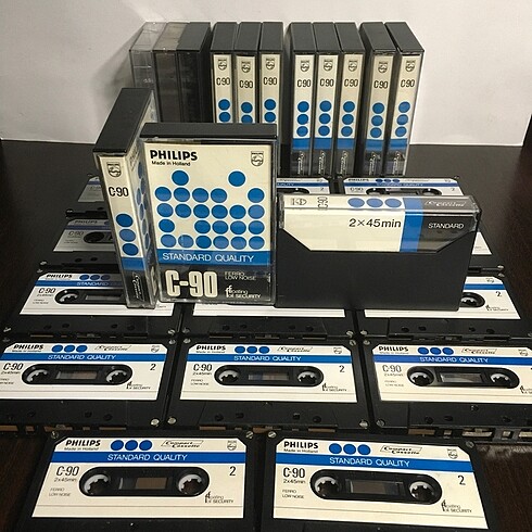 Philips Kaset C-90 (14 adet)