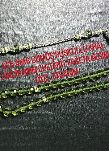 Beden çeşitli Renk TESBİH ZULTANİT FASETA KESİM