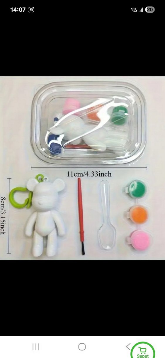 Anahtarlık Boyama Seti - Görsel 2