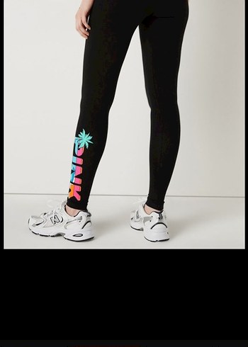 Victoria s Secret Victorias Secret Pink Siyah Spor Tayt