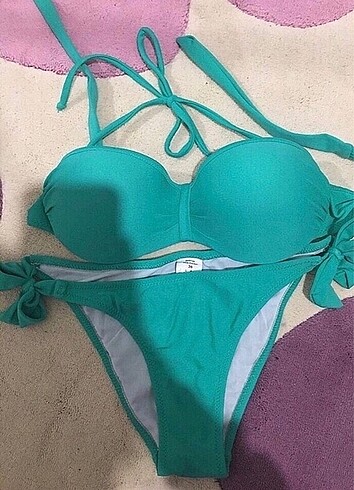 Turkuaz bikini takımı