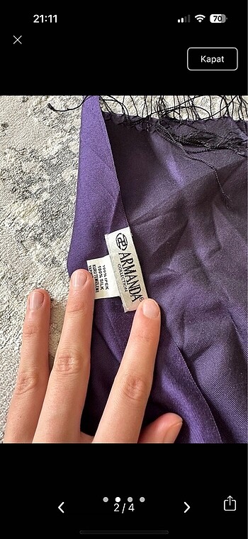 Diğer Armanda ipek şal