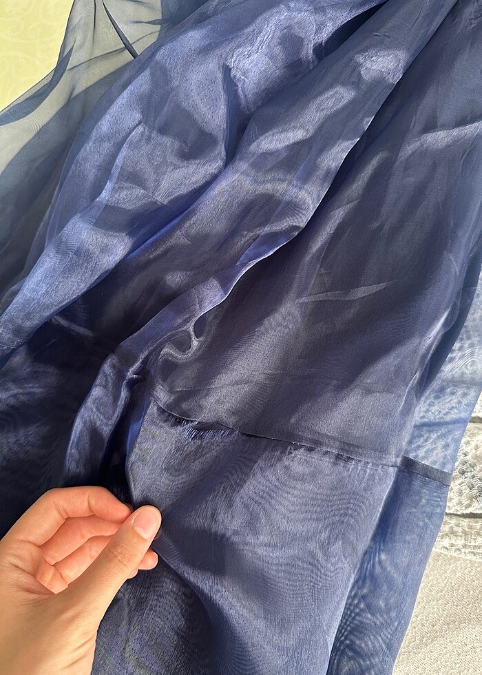 Tesettür tül elbise - Görsel 3