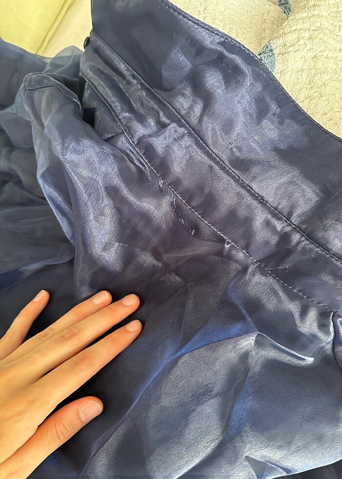 Tesettür tül elbise - Görsel 4