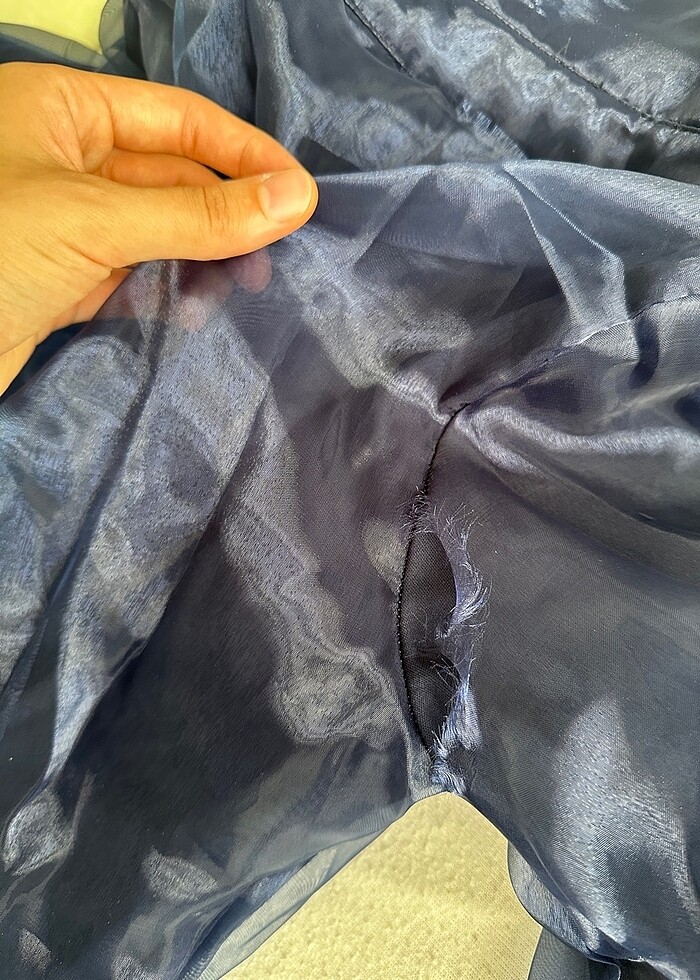 Tesettür tül elbise - Görsel 5