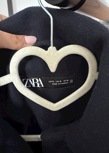 Zara Lacivert Kadın ceket - Görsel 4