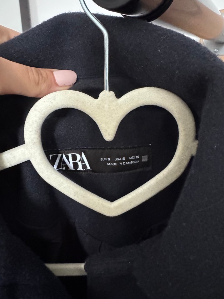 Zara Lacivert Kadın ceket - Görsel 4