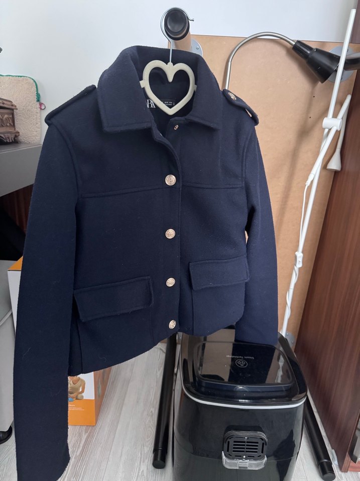 Zara Lacivert Kadın ceket - Görsel 2