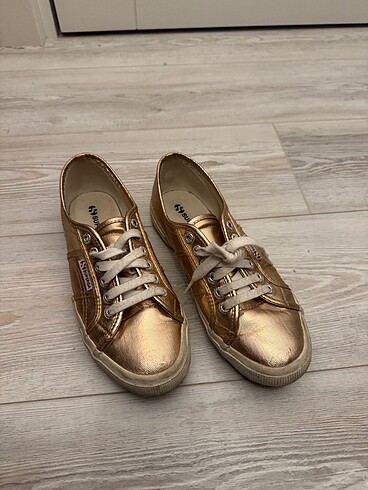 Superga rose platin sneaker - Görsel 3