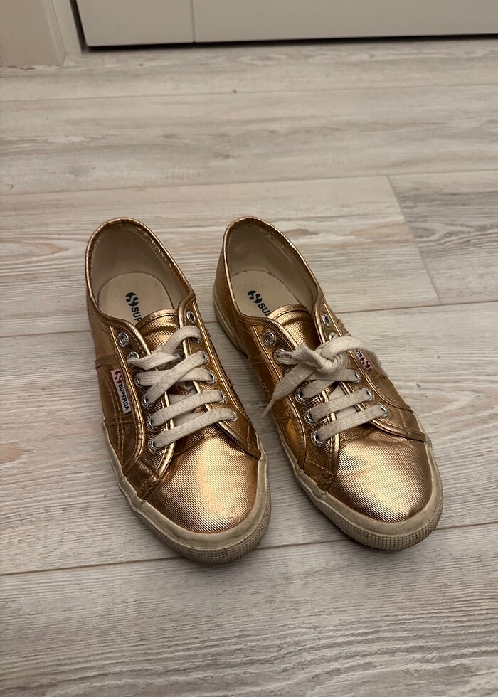 Superga rose platin sneaker - Görsel 3