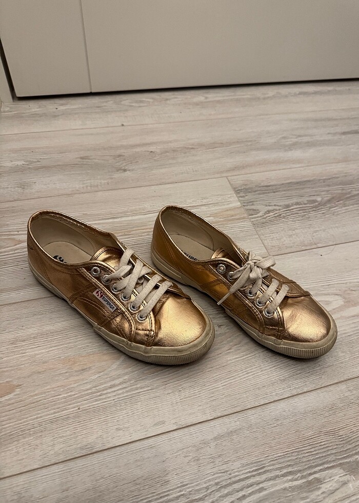 Superga rose platin sneaker - Görsel 5