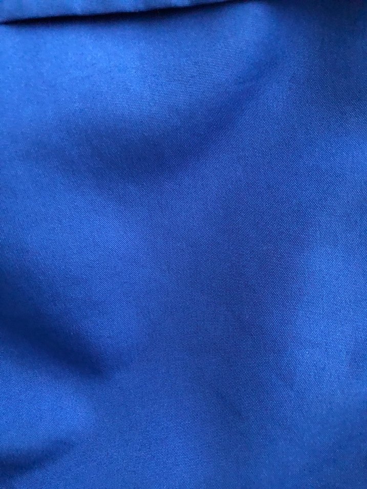 Mavi Midi Boy Fermuarlı Kadın Yağmurluk - Görsel 2