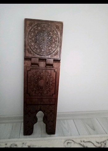 Oyma Detaylı Ahşap Rahle - Görsel 3