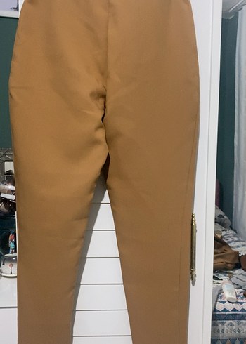 Kahve Takım Uzun Kesim Düğmeli Ceket - Görsel 8