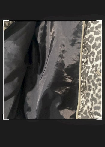 Kahverengi Leopar Desenli Kadın Ceket - Görsel 4