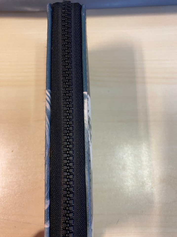 Siyah Deri Fermuarlı Kadın Cüzdanı - Görsel 4