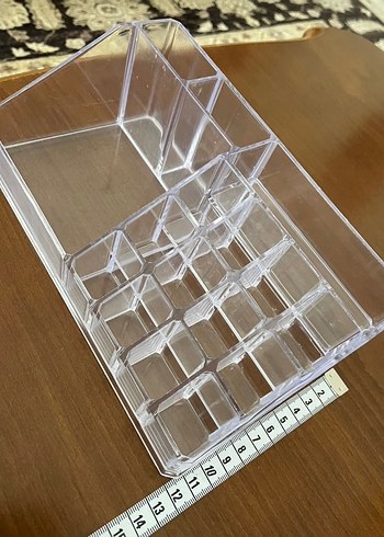 Beyaz Şeffaf Makyaj Organizeri - Görsel 4