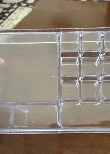 Beyaz Şeffaf Makyaj Organizeri - Görsel 8