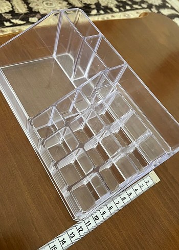 Beyaz Şeffaf Makyaj Organizeri - Görsel 3