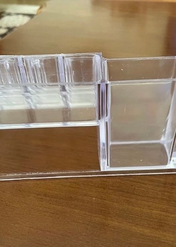 Beyaz Şeffaf Makyaj Organizeri - Görsel 6