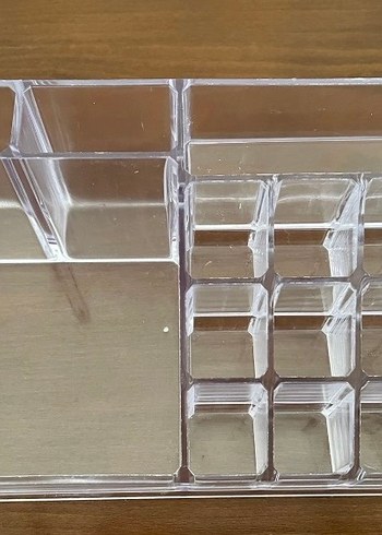 Beyaz Şeffaf Makyaj Organizeri - Görsel 5