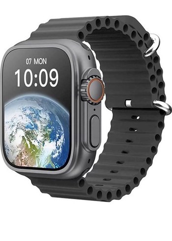 Gri Akıllı Saat Siyah Kayışlı - Görsel 7