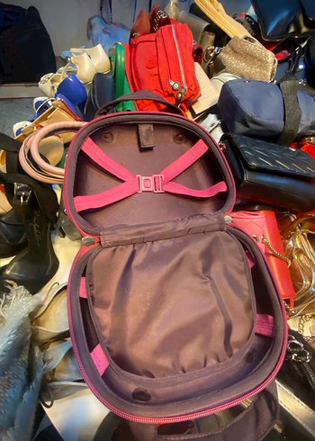 Makyaj çantası Tokalı Kadın El Çantası - Görsel 5