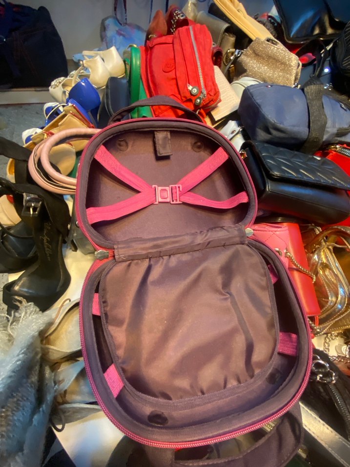 Makyaj çantası Tokalı Kadın El Çantası - Görsel 5