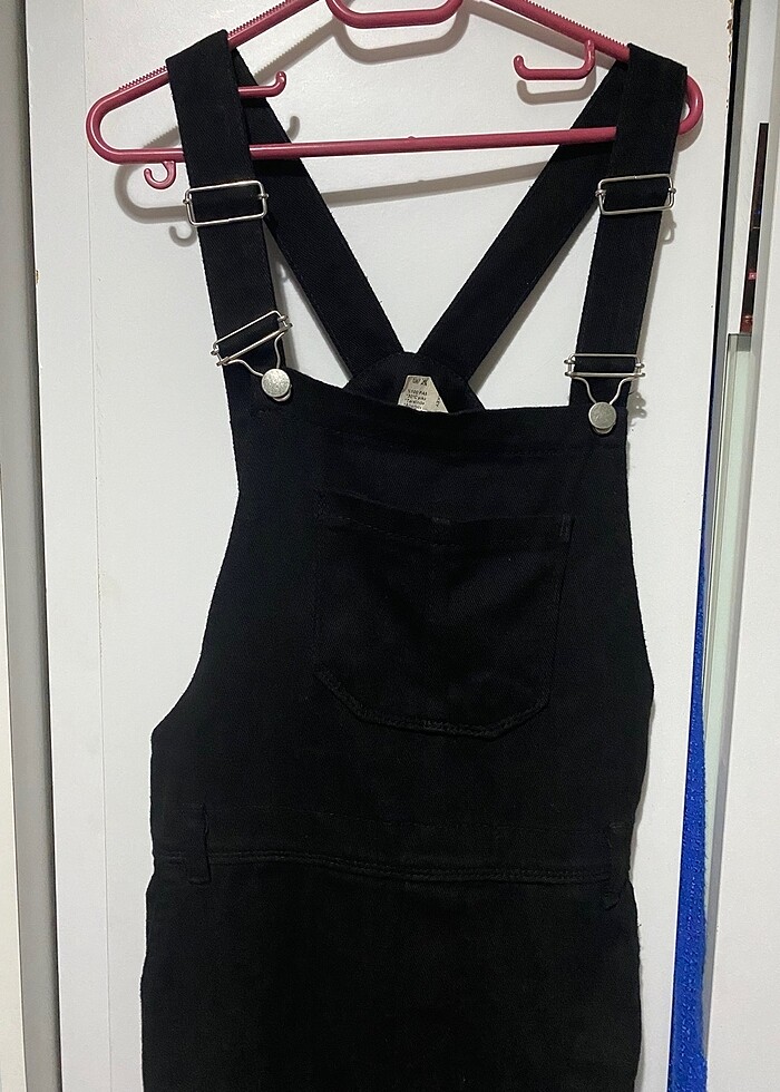 Siyah uzun tulum - Görsel 2