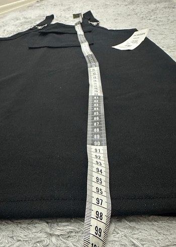 Siyah Kadın Midi Salopet Elbise - Görsel 3