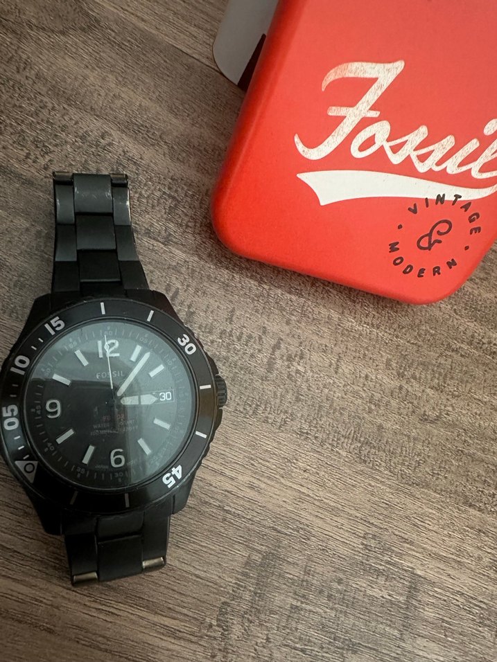 Fossil Siyah Vintage Erkek Kol Saati - Görsel 2
