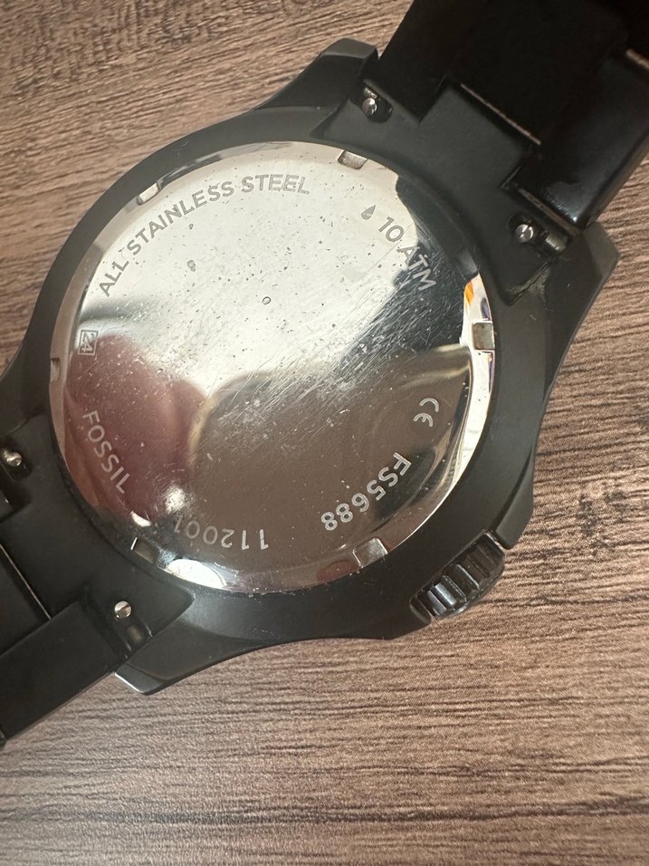 Fossil Siyah Vintage Erkek Kol Saati - Görsel 4