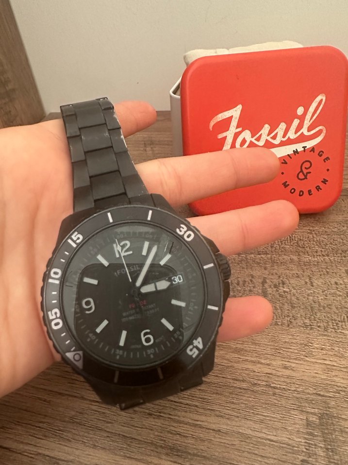 Fossil Siyah Vintage Erkek Kol Saati - Görsel 3