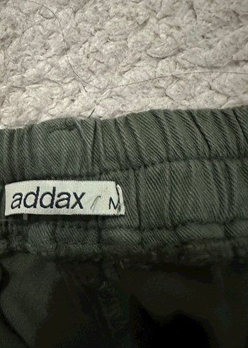 Kadın Haki Kemerli Rahat Kesim Kumaş Pantolon - Görsel 2