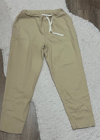 Keten-kot karışımı jean pantolon - Görsel 6