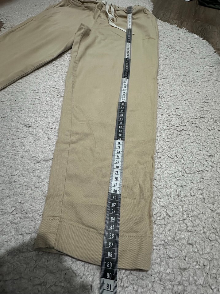 Keten-kot karışımı jean pantolon - Görsel 3