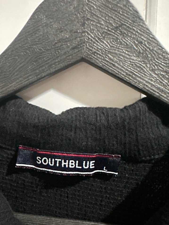 Siyah Fermuarlı Erkek Tişört - Görsel 2