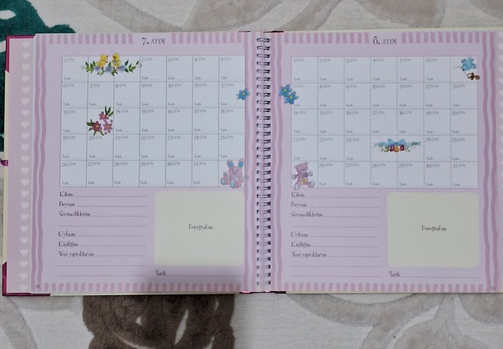 Bebek Anı Albümü - Gelişim Takip ve Fotoğraf Albümü - Görsel 5