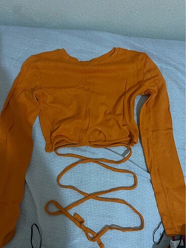 Bağlamalı crop üst