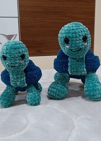  Beden Amigurumi oyuncak kaplumbağa 