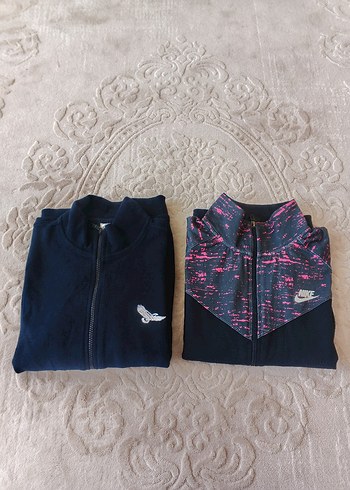 Nike Kız Çocuk Fermuarlı Uzun Kollu Sweatshirt