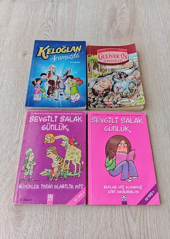 Çocuk Kitapları Seti: Keloğlan, Gulliver, Sevgili Salak Günlük