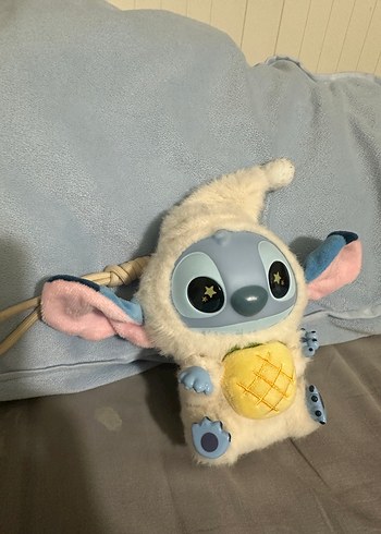 Beden Disney Stitch Peluş Oyuncak Beyaz Pastel