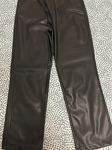 Siyah Deri Pantalon