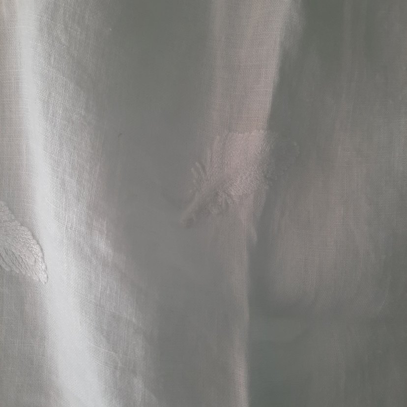 Kadın Beyaz Kolsuz Keten Bluz - Görsel 2