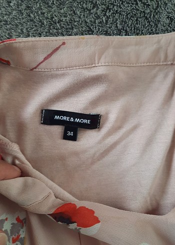 Pembe V Yaka Kısa Kollu Bluz - Görsel 6