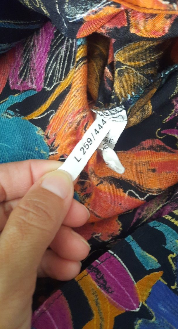 Renkli Bohem V Yaka Kısa Kollu Gömlek - Görsel 5