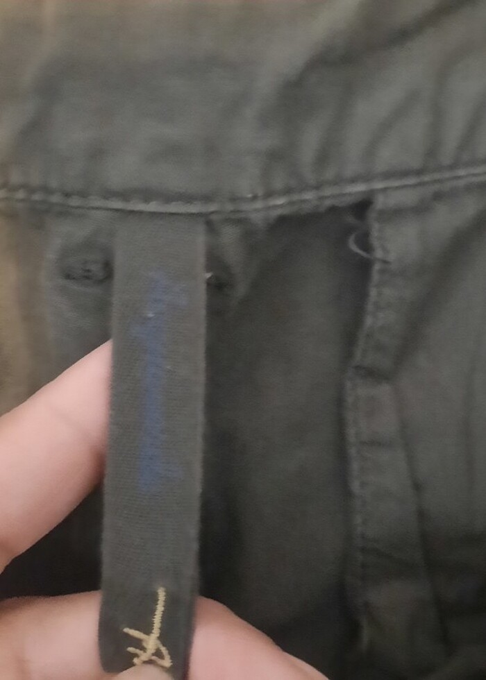 Lara kargo pantolon bileği düğmeli - Görsel 2